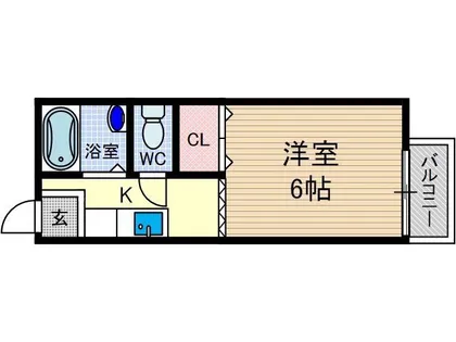 シャロームB【1階】の間取り