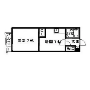 ラ・フォーレ新札幌【202号室】の間取り