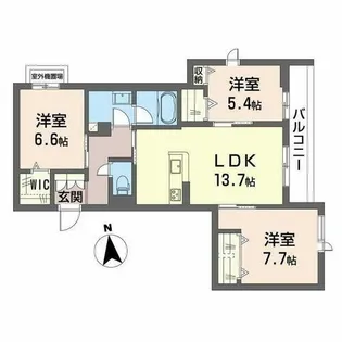 グランメゾン諏訪【0303号室】の間取り