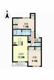 ハニー・コナ【0202号室】の間取り