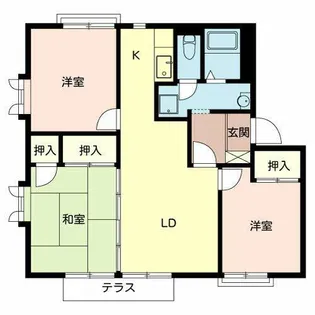 クレールハイツ.【0105号室】の間取り