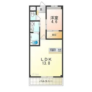 ロッシュ・フォーレ【1階】の間取り