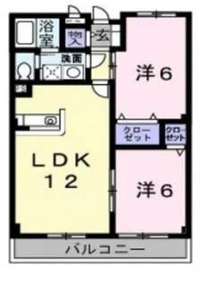 プラムテラス【2階】の間取り