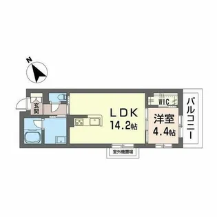 SHMプリミエール鳥飼八幡宮【A0302号室】の間取り