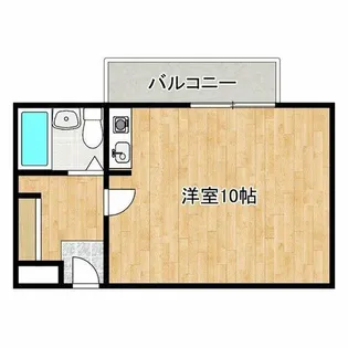 エクセルシティ貝塚【1階】の間取り
