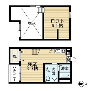 アーク本陣【2階】の間取り