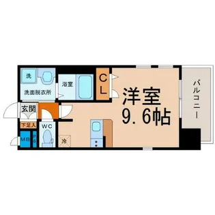 プレサンス久屋大通公園エアリー【6階】の間取り