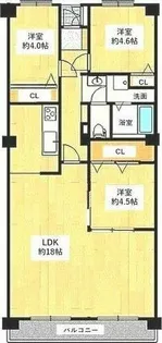 泉サンハイツ【4階】の間取り