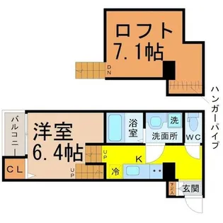 Stella星宮【2階】の間取り