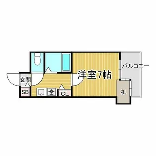 メゾン大和7号館【4階】の間取り