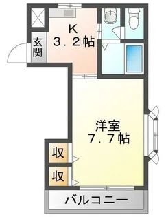ファミーユイシハラ【3階】の間取り