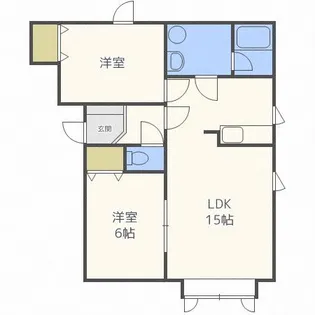 エルジュールC【2階】の間取り