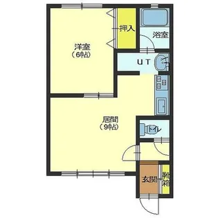 追分パーソンズ【203号室】の間取り