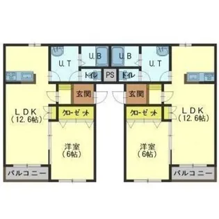 ラヴィドール【104号室】の間取り