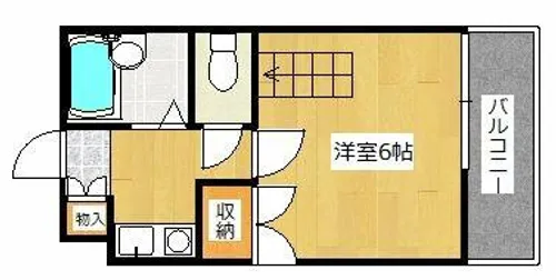 ロイヤルシャトー黒崎【606号室】の間取り