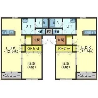 ラヴィドール【104号室】の間取り