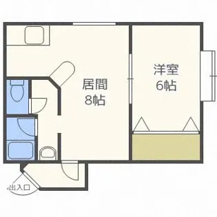 シャネルホームひばりヶ丘【401号室】の間取り