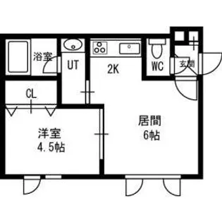 リッチタウン栄通参番館【203号室】の間取り