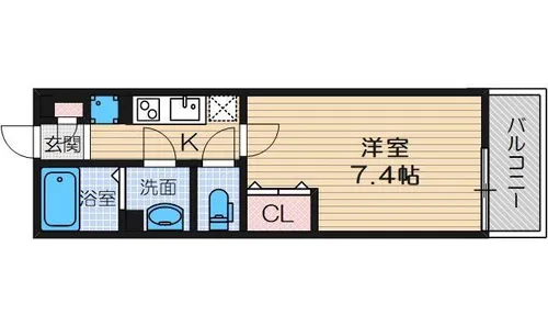 リブリ茨木春日2【2階】の間取り