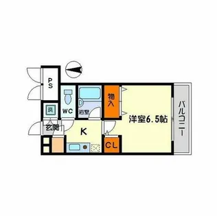カームコート【0306号室】の間取り
