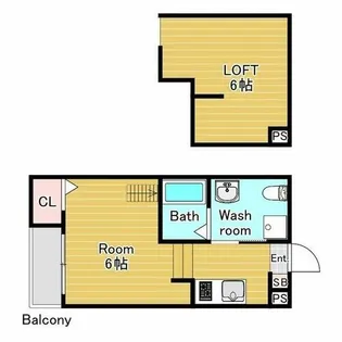 リッツハウス【2階】の間取り