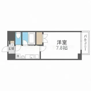 コンセール裕恵【6階】の間取り