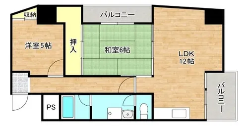 ジュネスニッコー【10階】の間取り