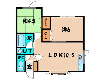 ジェイ・スクエアー【202号室】の間取り