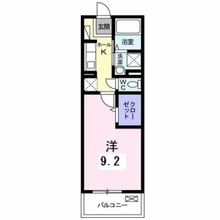 ミーティア【3階】の間取り