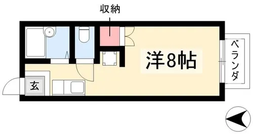 ハイツアポロ【2階】の間取り