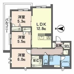 Soarezo【0202号室】の間取り