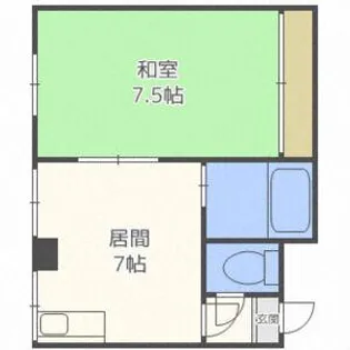 クレストコート厚別【3階】の間取り