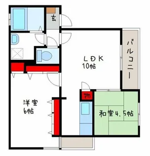 メゾンボヌール【3階】の間取り