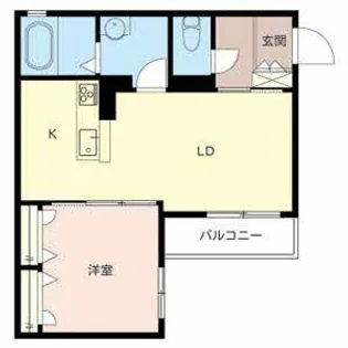 プレミアス太子橋中公園【0203号室】の間取り