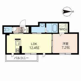 シャーメゾン中路【0302号室】の間取り