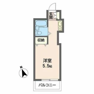 アスティ武庫川【0301号室】の間取り