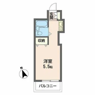 アスティ武庫川【0301号室】の間取り