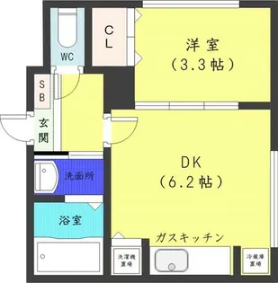 Trentuno【3階】の間取り