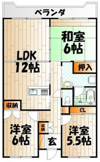 エクセレント中井【1007号室】の間取り