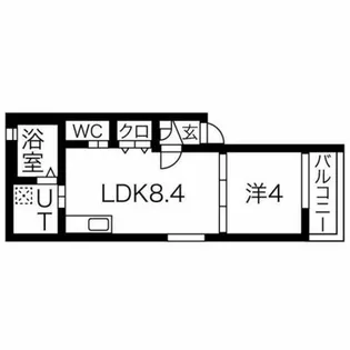 兵庫県尼崎市南城内【アパート】の間取り