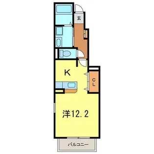 セレーノ【105号室】の間取り