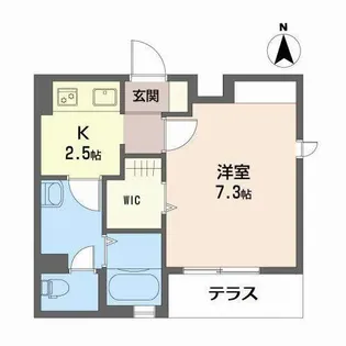 ベレオ大宮【0101号室】の間取り