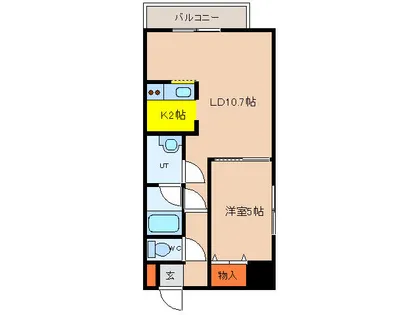 ロクゴーリーブル大森公園【602号室】の間取り