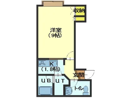 Uコートアネックス【105号室】の間取り