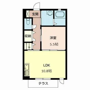 パールシャイン舞子【0101号室】の間取り