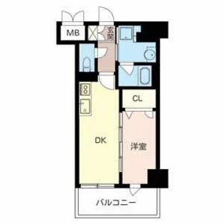 Villa Wisteria【0603号室】の間取り