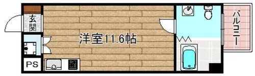 ホワイトレジデンス【704号室】の間取り