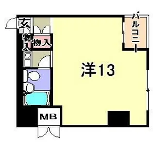 ネオアージュ神戸元町【3階】の間取り