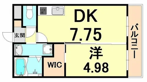 M’S COURT今津山中町【1階】の間取り