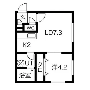 Ciliegio南郷【4階】の間取り